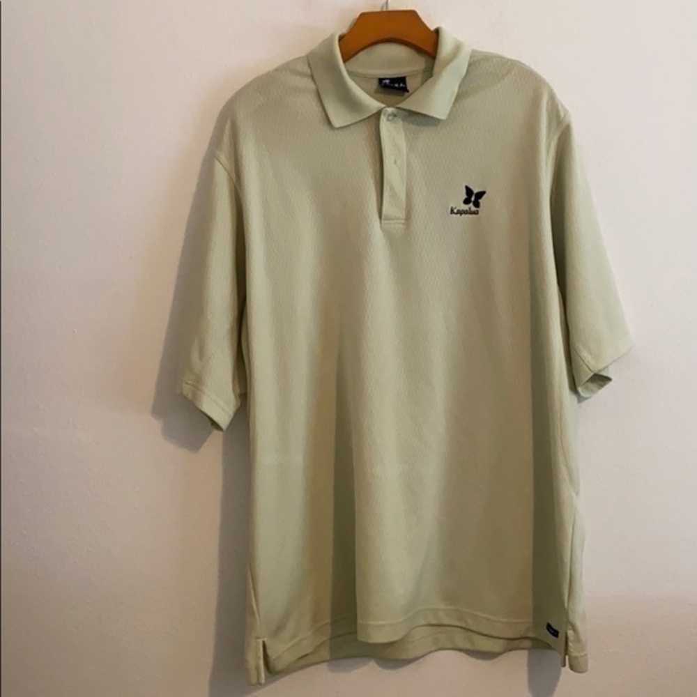 FIDRA GREEN SHORT SLEEVE POLO SIZE XL